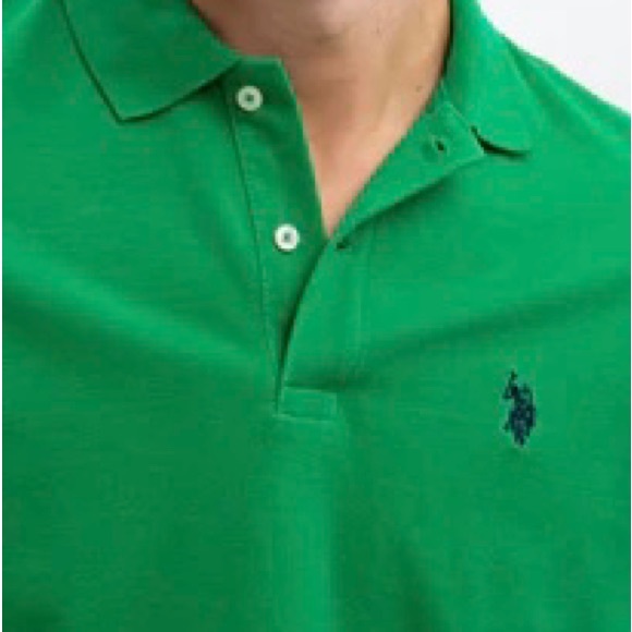 New U.S. Polo Assn Men’s Green Polo Shirt, M - Picture 2 of 15